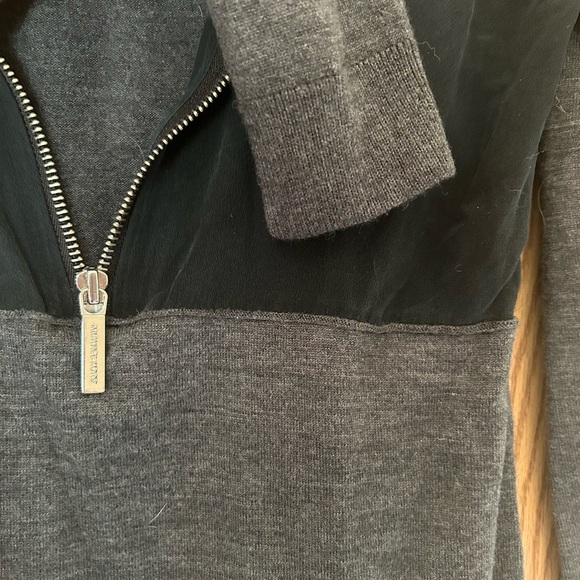 Michael Kors Black and Gray Long Sleeve Dress - Picture 7 of 10